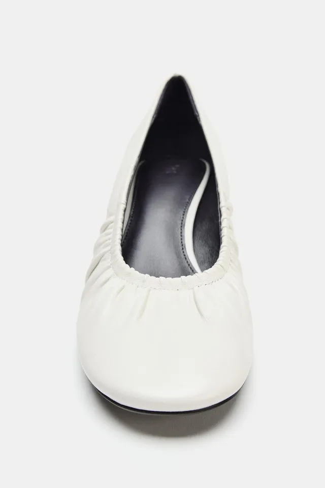 LIMITED EDITION GATHERED LEATHER KITTEN SHOES – image 5