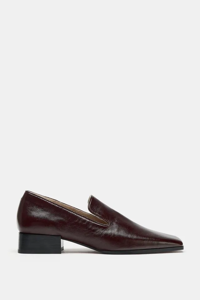 LIMITED EDITION LEATHER HEELED LOAFERS – image 3