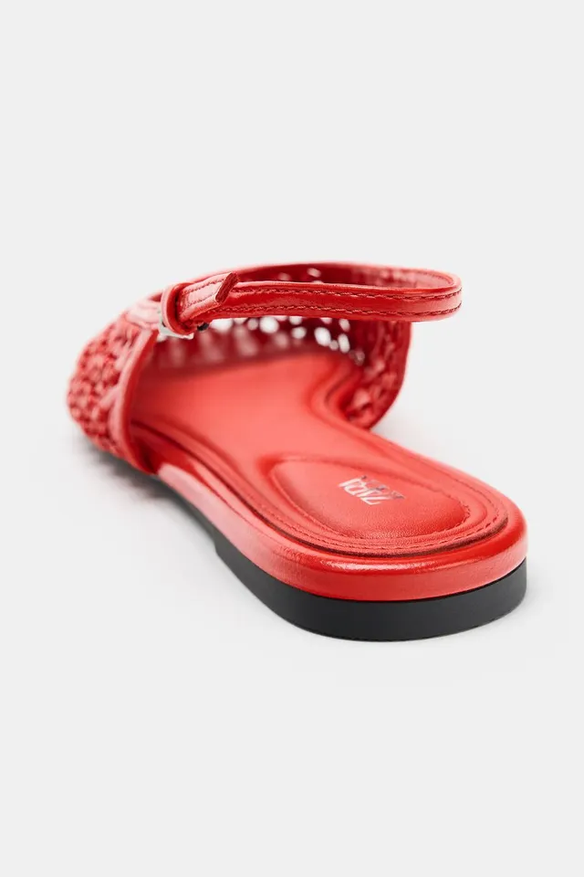 BRAIDED-EFFECT SLINGBACK BALLET FLATS – image 6