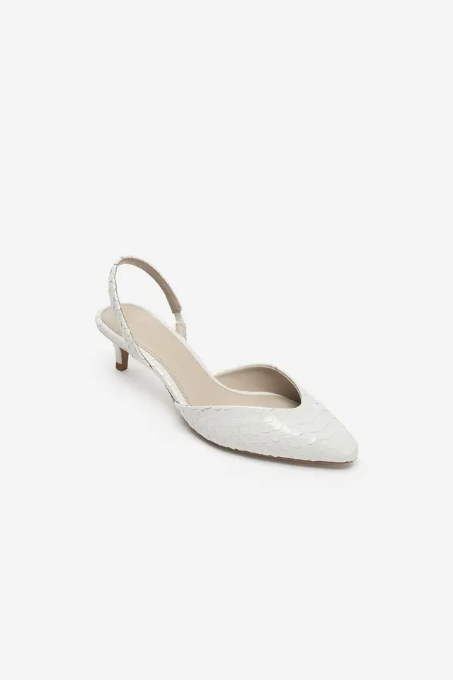 LEATHER KITTEN-HEEL SHOES - THE ITEM ZARA WOMAN – image 7