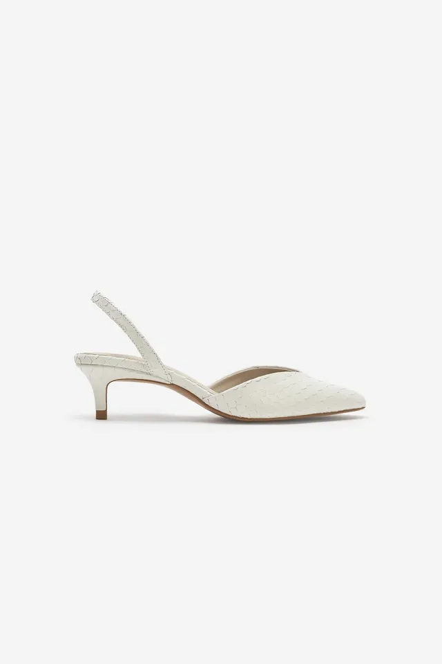 LEATHER KITTEN-HEEL SHOES - THE ITEM ZARA WOMAN – image 8