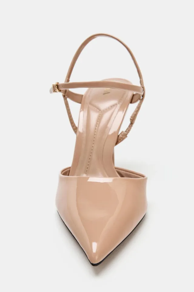 PATENT-EFFECT SLINGBACK HEELS – image 5