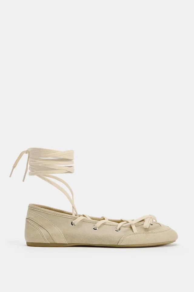 RIBBON BALLET FLATS – image 3