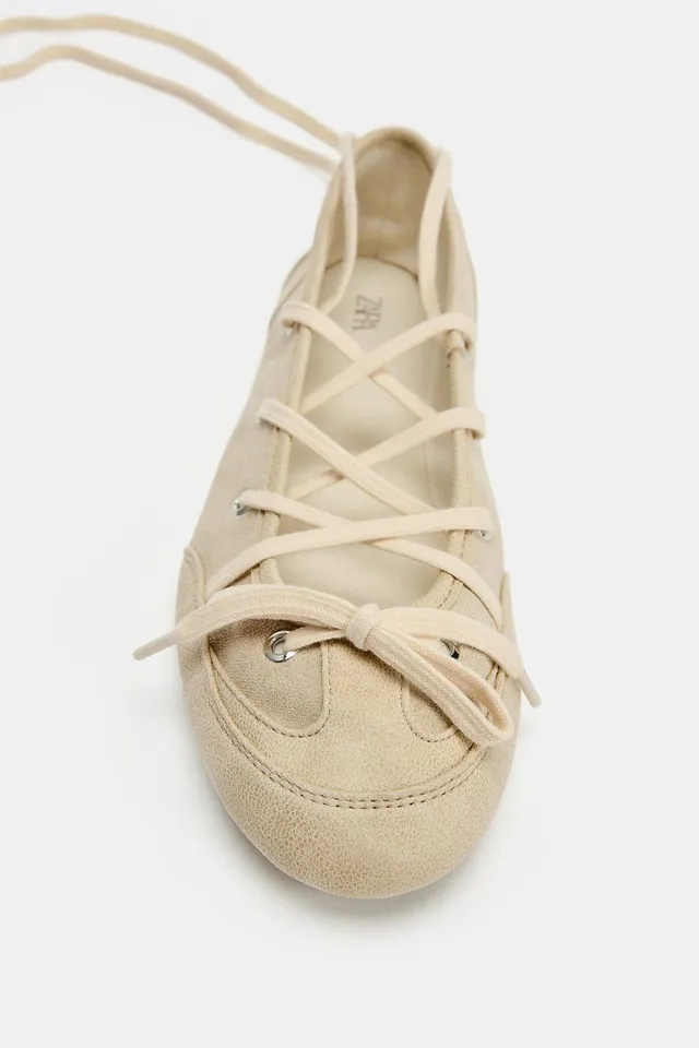 RIBBON BALLET FLATS – image 5