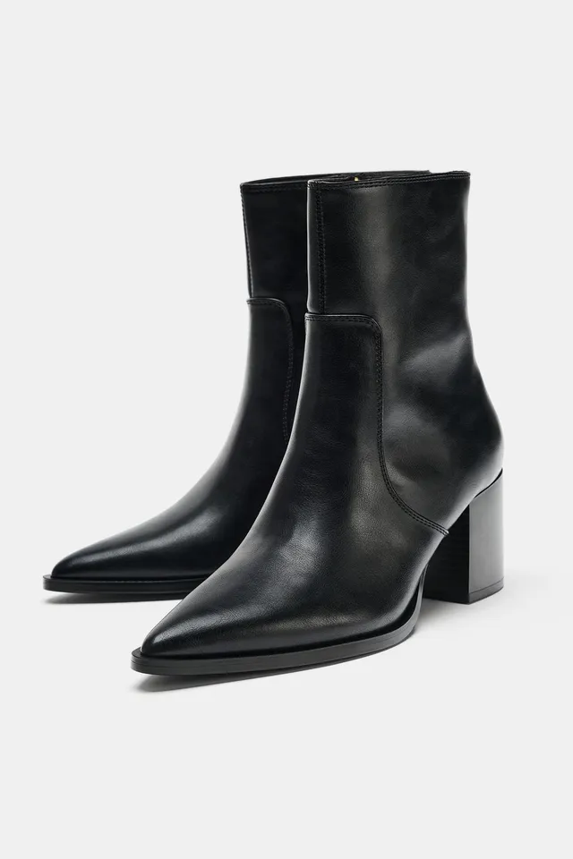 BLOCK HEEL ANKLE BOOTS – image 2