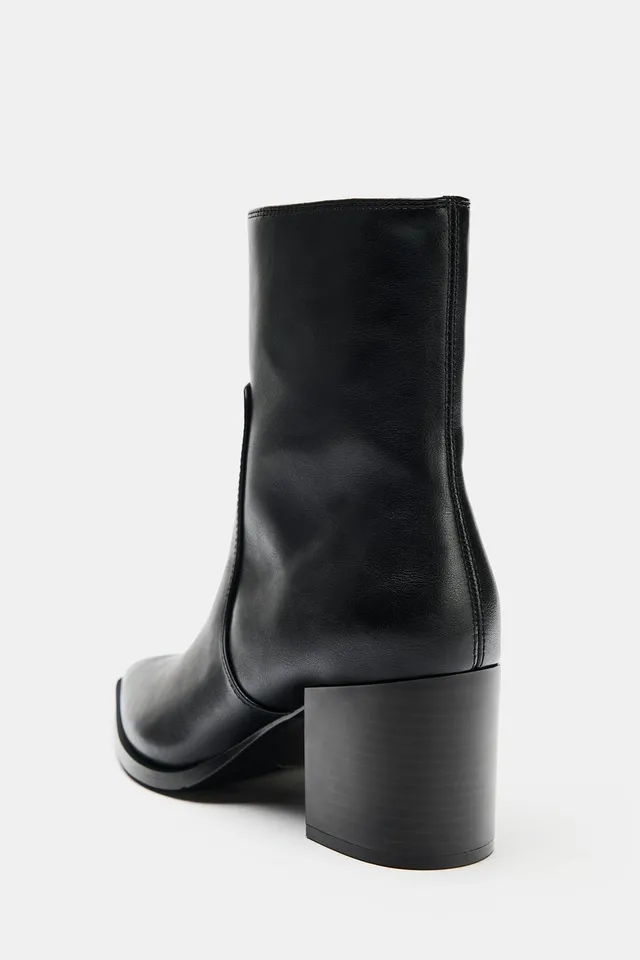 BLOCK HEEL ANKLE BOOTS – image 4