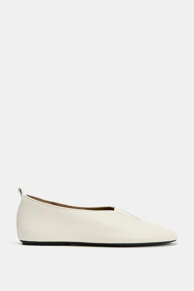 SOFT LEATHER FLAT SHOES – image 2
