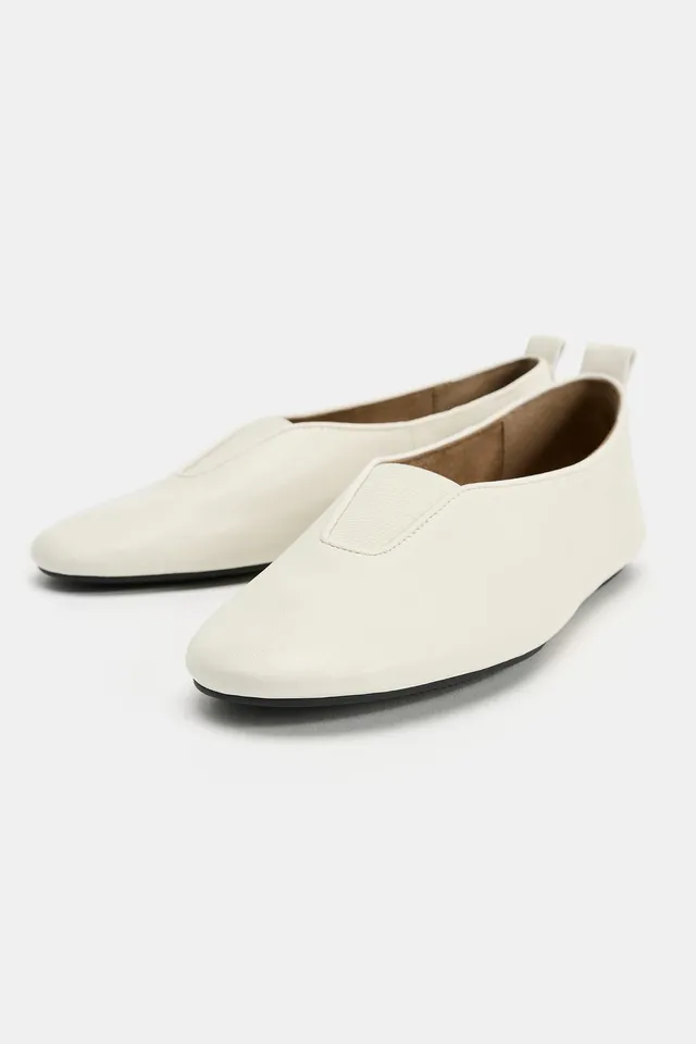 SOFT LEATHER FLAT SHOES – image 3