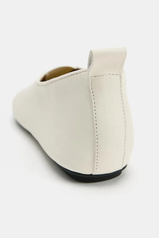SOFT LEATHER FLAT SHOES – image 5