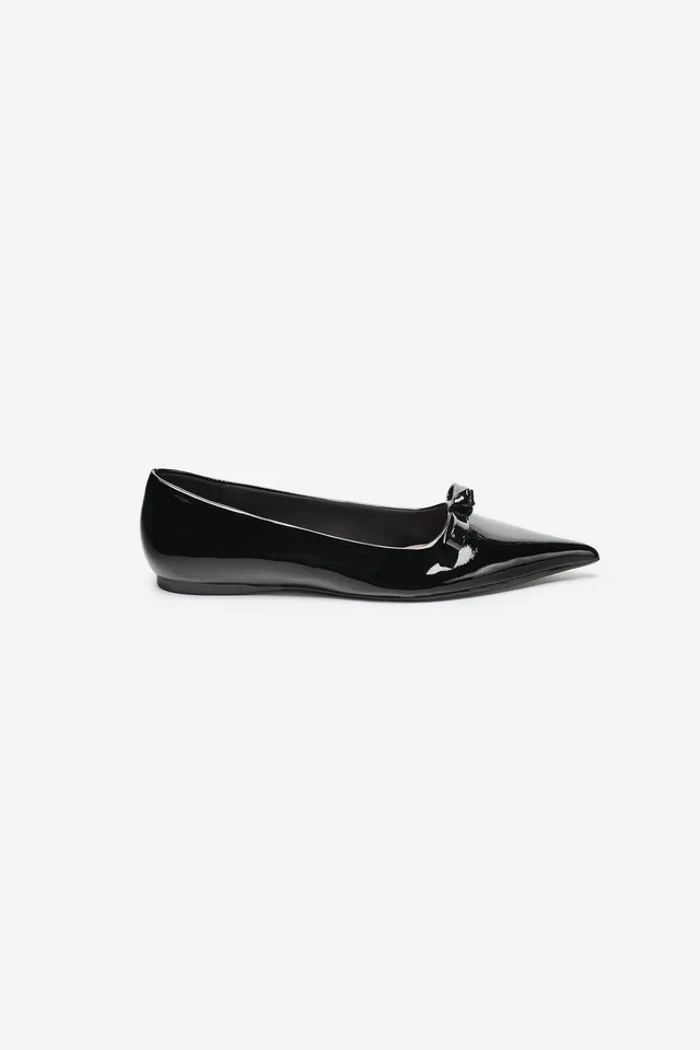 LEATHER BOW SHOES - THE ITEM ZARA WOMAN – image 7