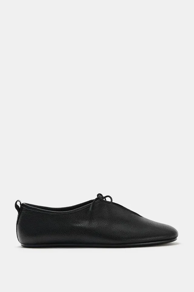 LEATHER BALLET FLATS – image 2
