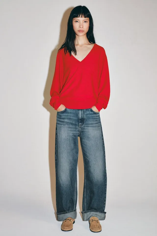 SUEDE LOAFERS WITH METAL APPLIQUÉ – image 2