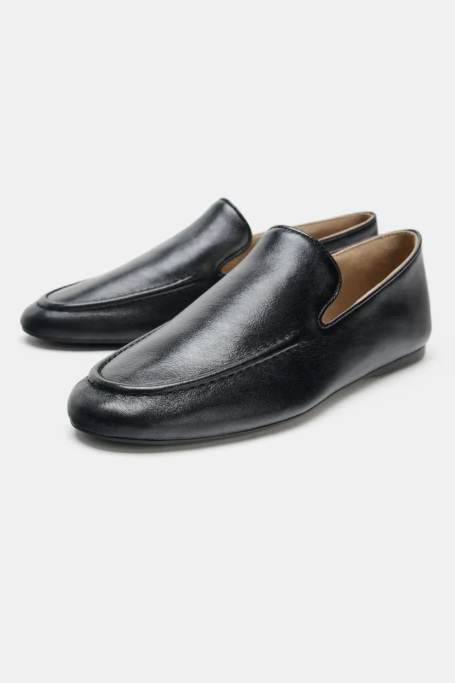 FLAT LEATHER SHOES – image 3