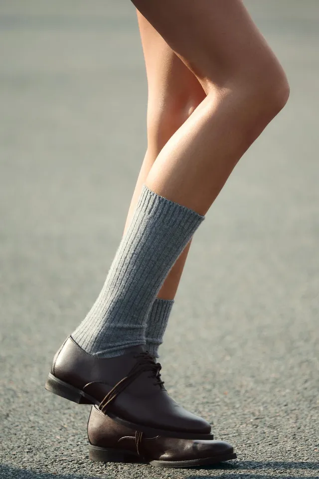 LEATHER DERBY SHOES WITH LACES