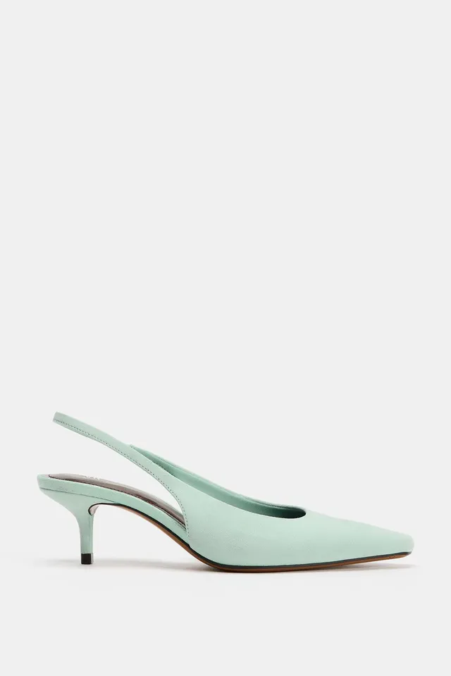 SUEDE KITTEN HEELS – image 3