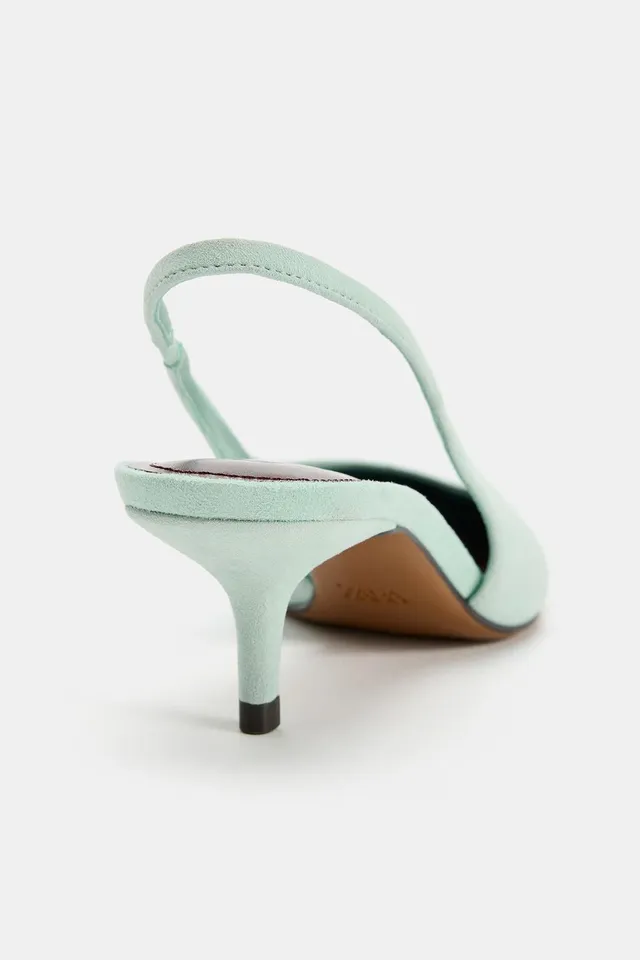 SUEDE KITTEN HEELS – image 6