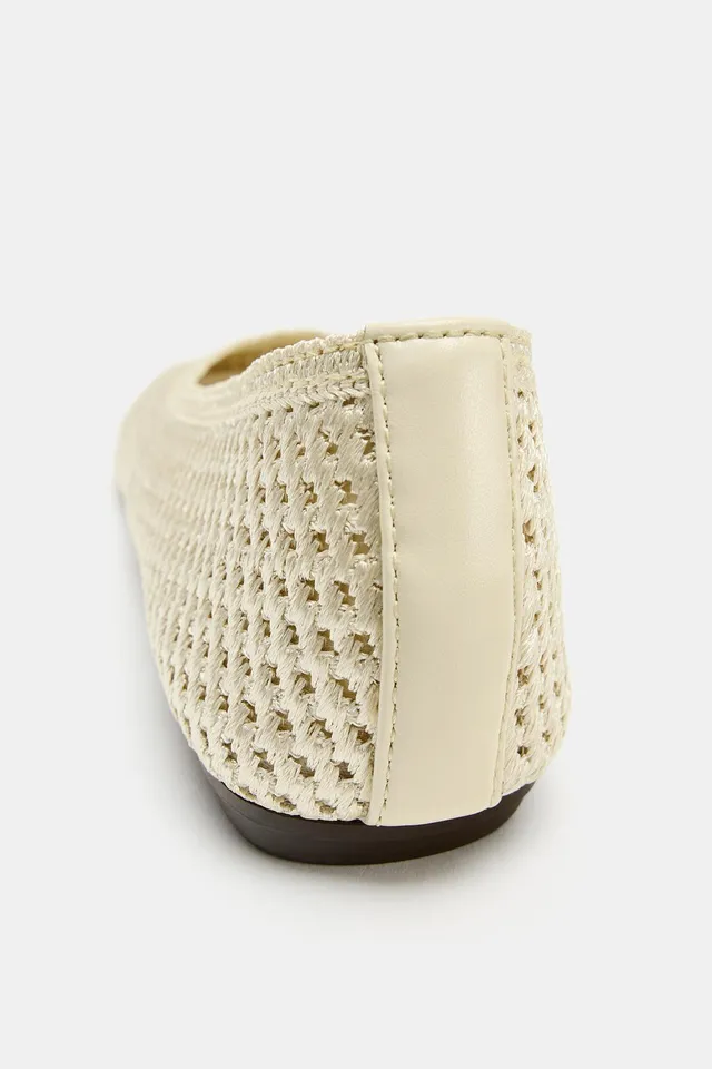 BRAIDED EFFECT BALLERINAS – image 7