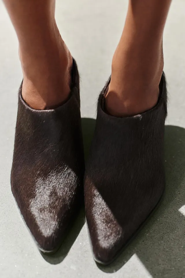 HAIR-ON LEATHER MULE – image 2