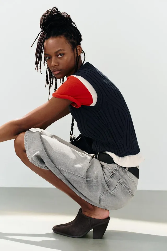HAIR-ON LEATHER MULE – image 3