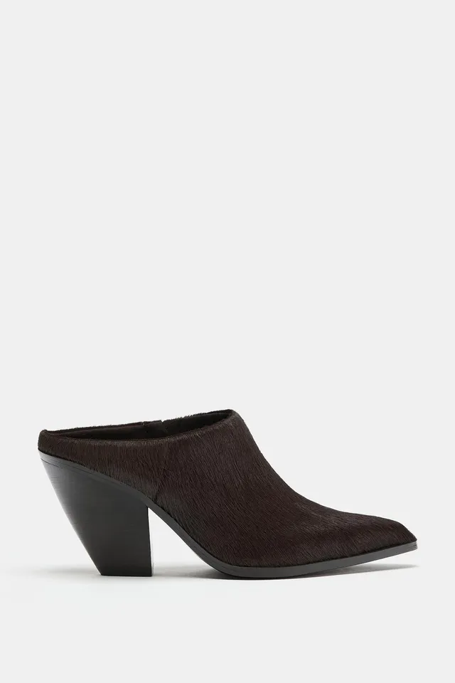 HAIR-ON LEATHER MULE – image 4