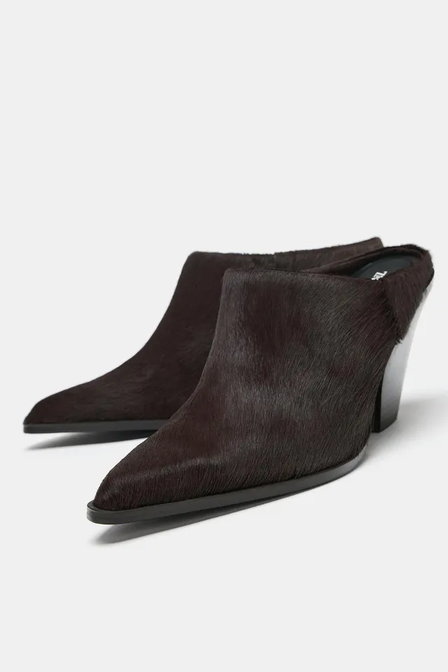 HAIR-ON LEATHER MULE – image 5