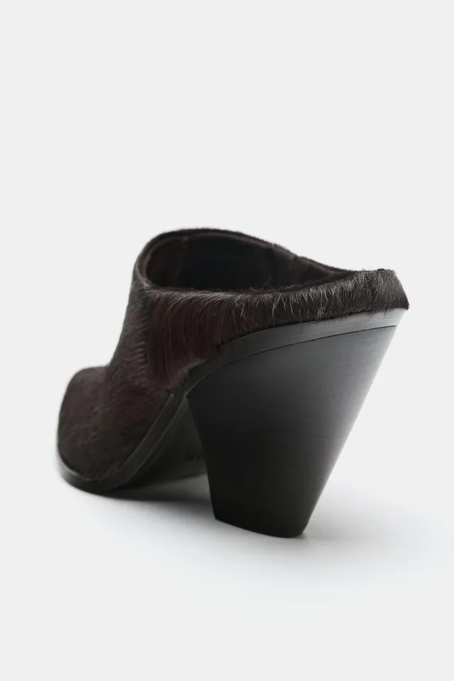 HAIR-ON LEATHER MULE – image 7