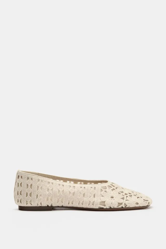 FLORAL CROCHET BALLET FLATS – image 2