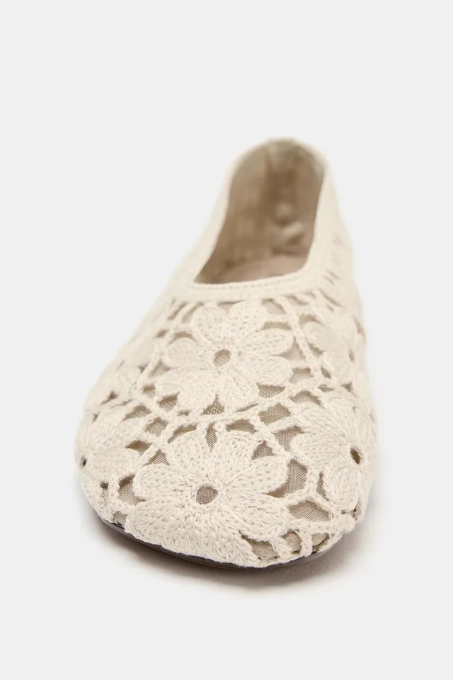 FLORAL CROCHET BALLET FLATS – image 4