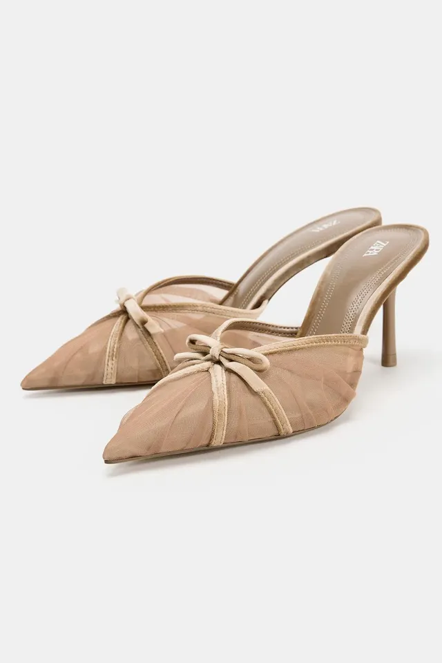 MESH MULE WITH BOW – image 2