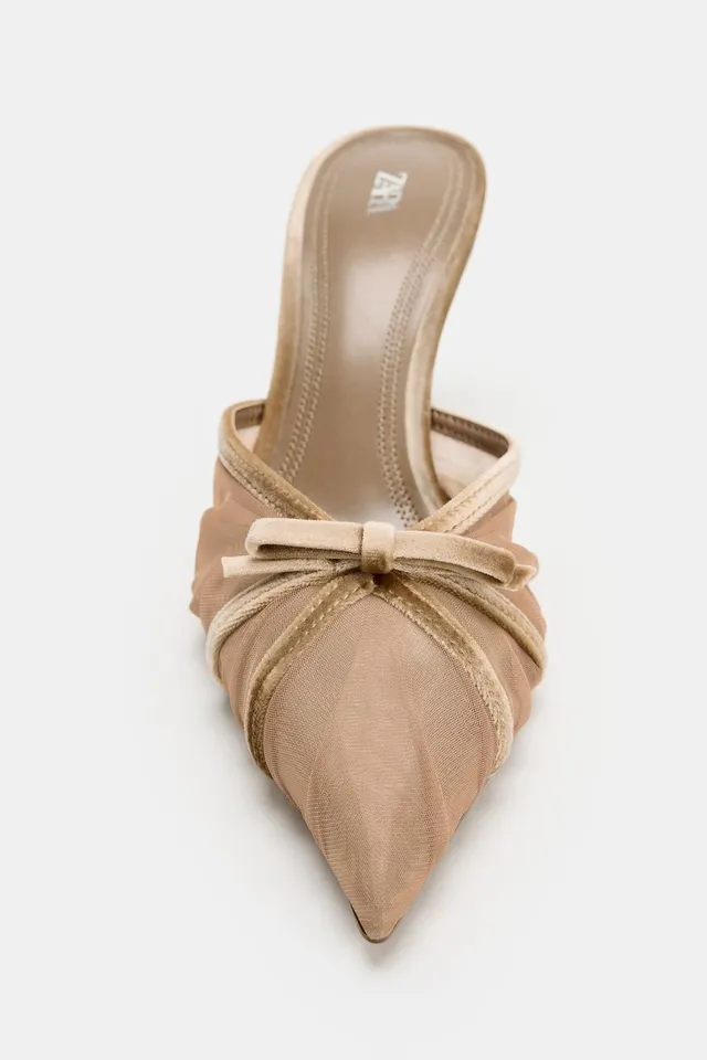 MESH MULE WITH BOW – image 3