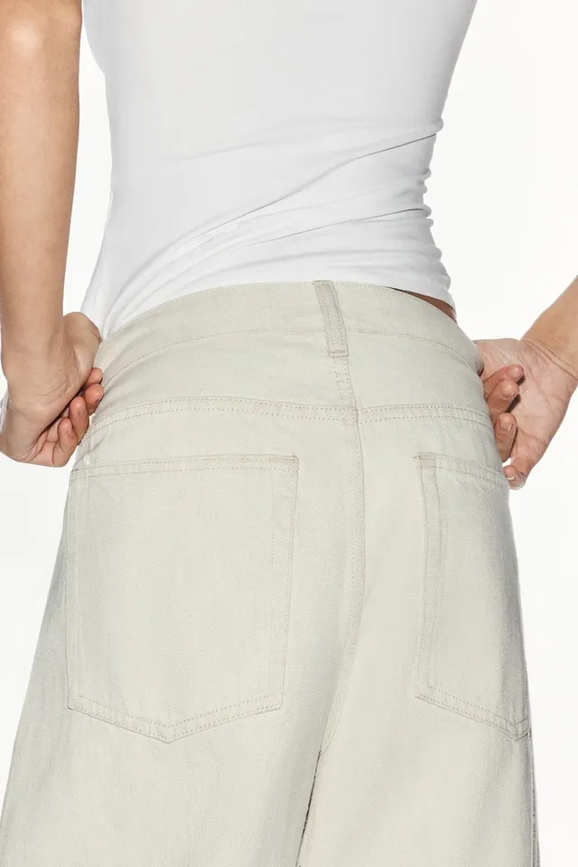 TRF BAGGY FOLDED FIT MID-WAIST RIPPED JEANS – image 6