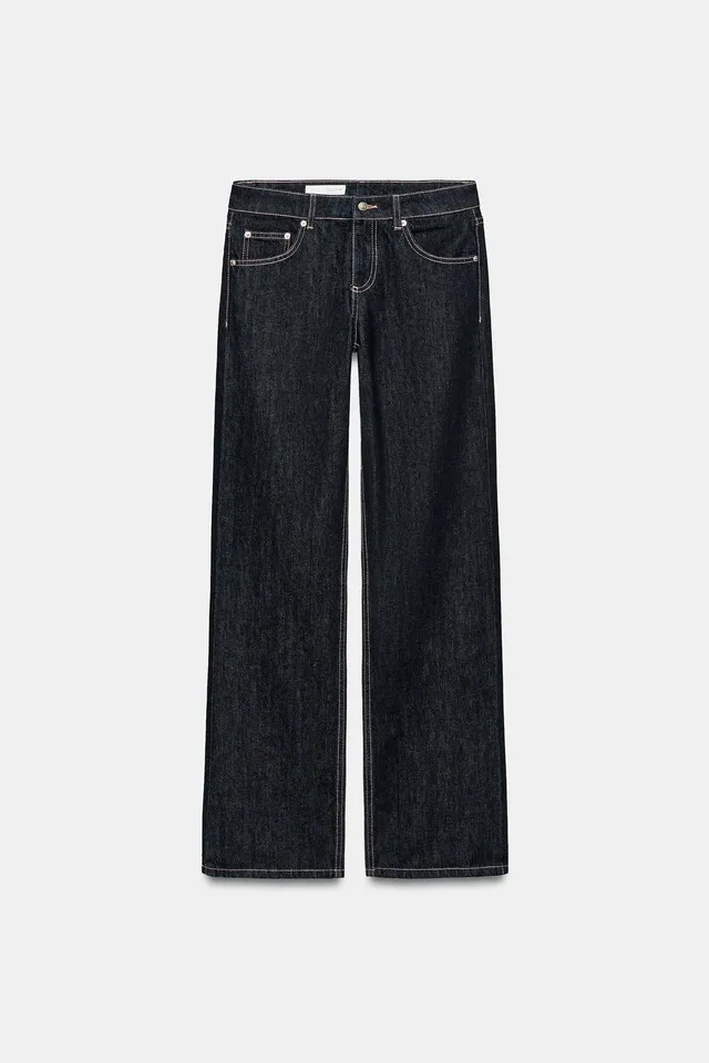 TRF LOW-RISE WIDE-LEG JEANS – image 7