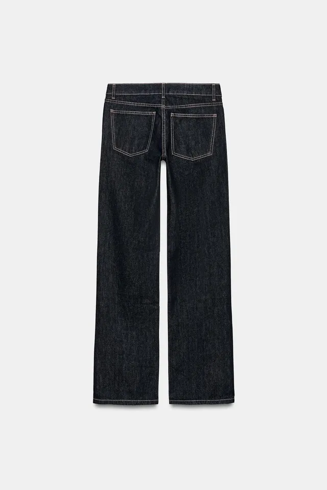 TRF LOW-RISE WIDE-LEG JEANS – image 8