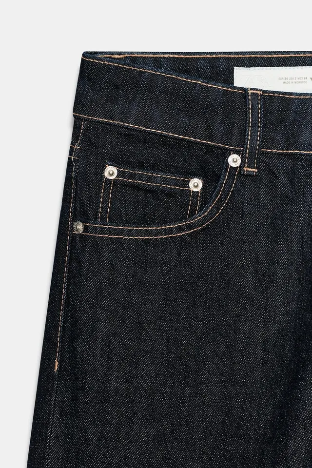 TRF LOW-RISE WIDE-LEG JEANS – image 9