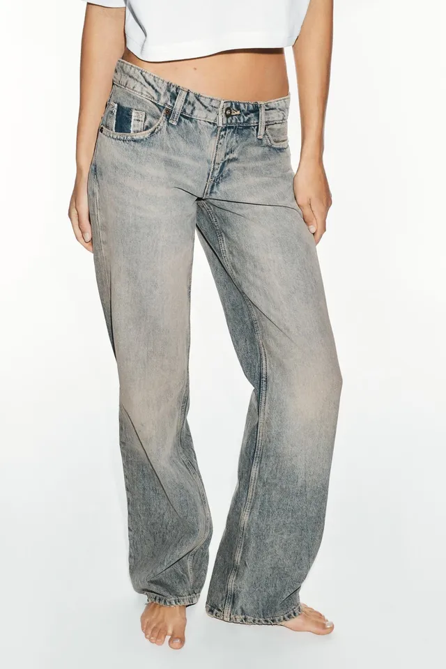 TRF LOW-RISE WIDE-LEG JEANS – image 2