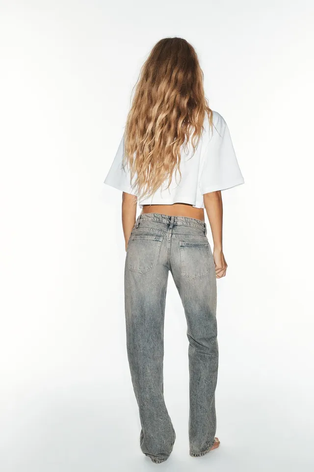TRF LOW-RISE WIDE-LEG JEANS – image 6