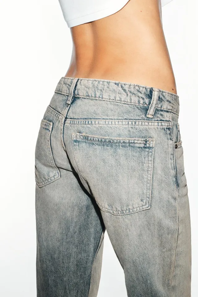 TRF LOW-RISE WIDE-LEG JEANS – image 7