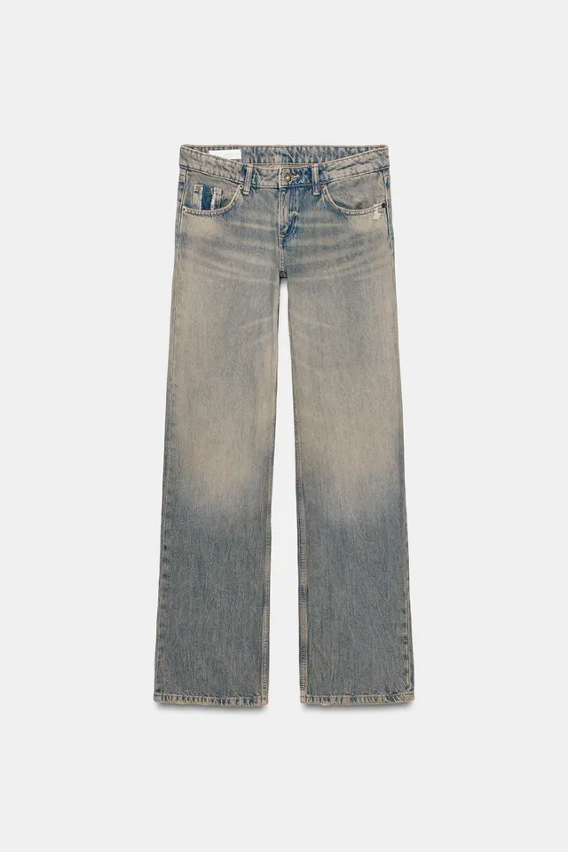 TRF LOW-RISE WIDE-LEG JEANS – image 8