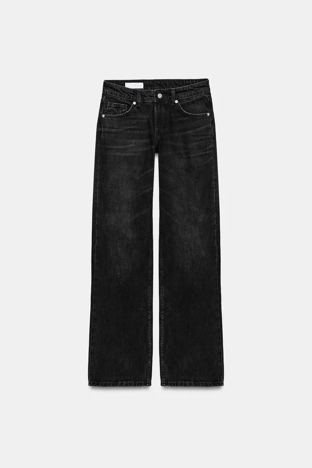 TRF LOW-RISE WIDE-LEG JEANS – image 3