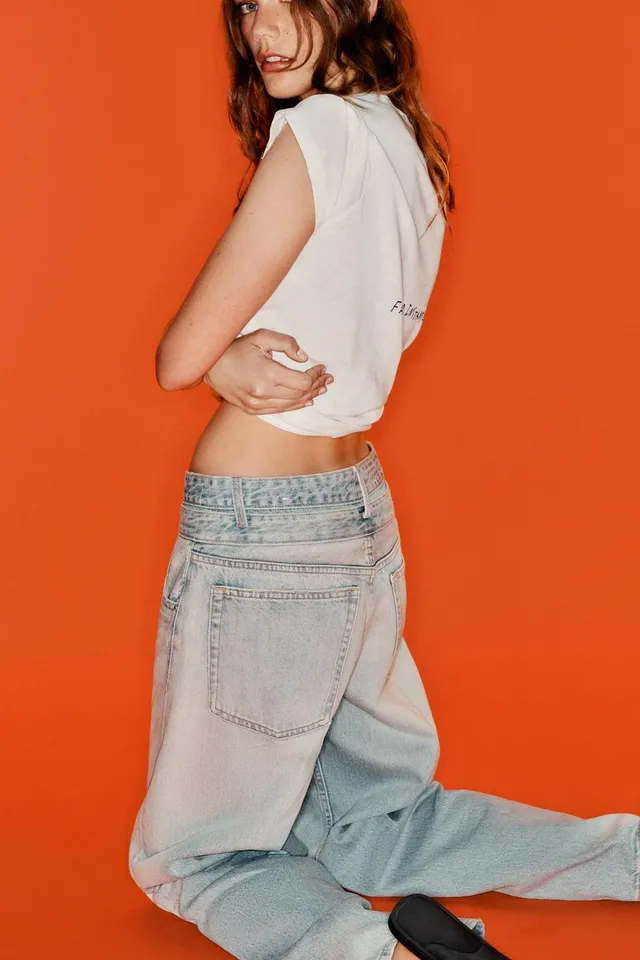 TRF MID-WAIST DOUBLE WAISTBAND JEANS – image 2