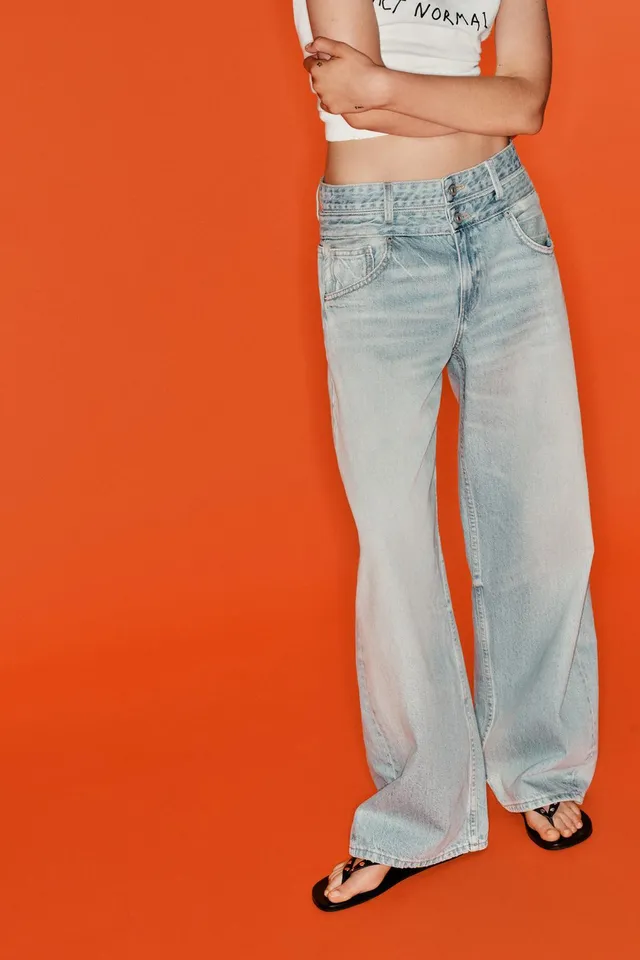 TRF MID-WAIST DOUBLE WAISTBAND JEANS – image 3