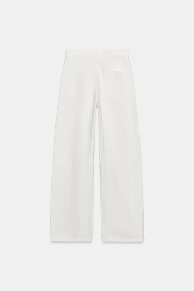 EXTRA WIDE-LEG FIT HIGH-WAIST TRF JEANS – image 8