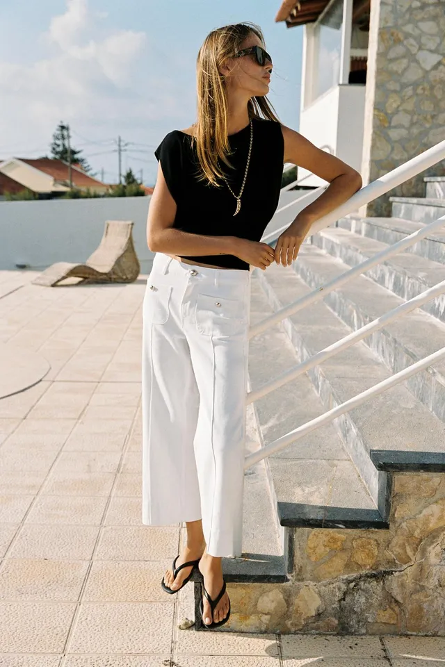 JEANS Z1975 كولوت بخصر عالٍ – صورة 3