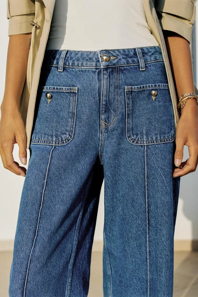 JEANS Z1975 كولوت بخصر عالٍ – صورة 4
