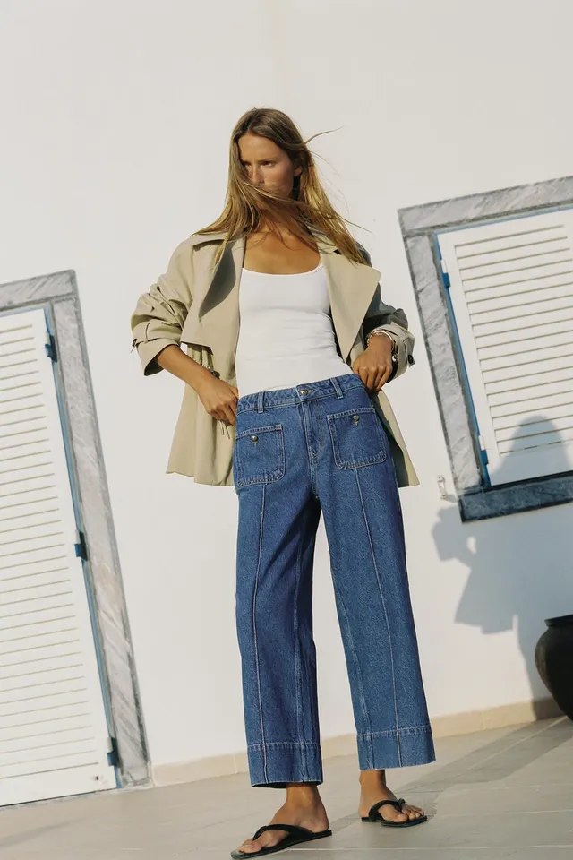 JEANS Z1975 كولوت بخصر عالٍ – صورة 5