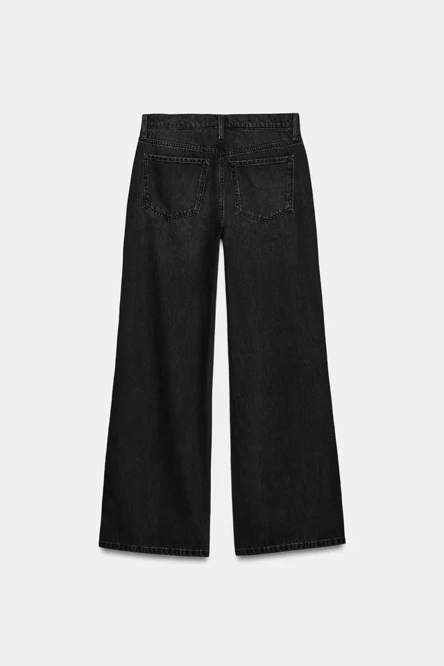 ZW COLLECTION LOW-RISE WIDE-LEG JEANS – image 5
