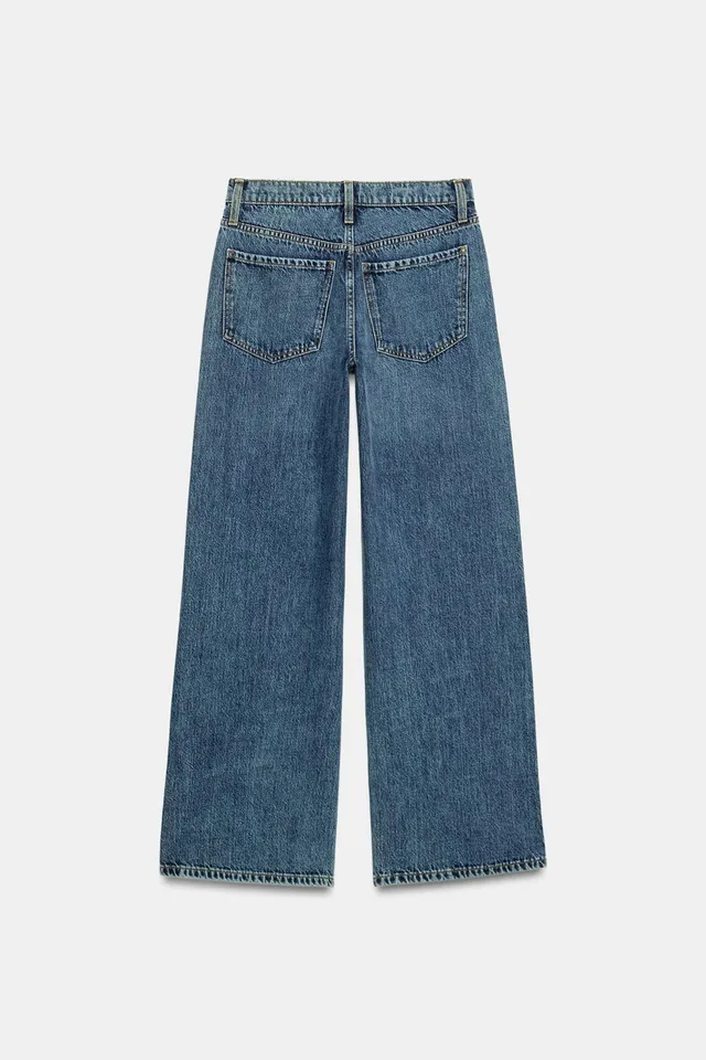 ZW COLLECTION LOW-RISE WIDE-LEG JEANS – image 9