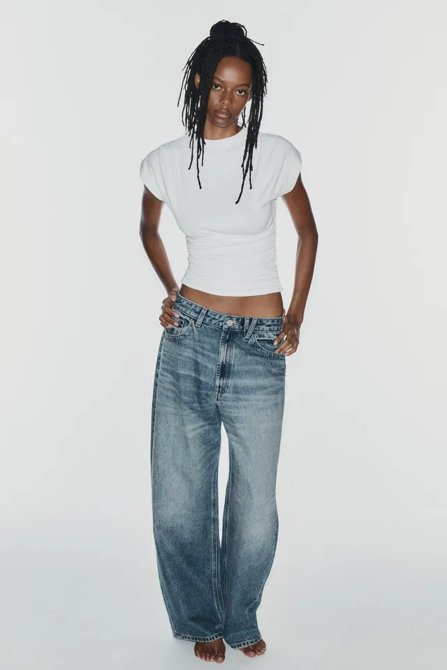 BAGGY FIT MID-WAIST TRF JEANS