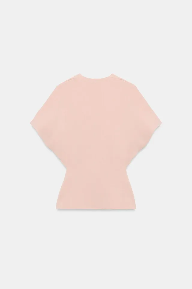 DRAPED KNIT TOP – image 5