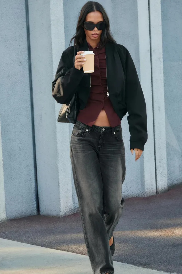 DRAPED KNIT TOP – image 4